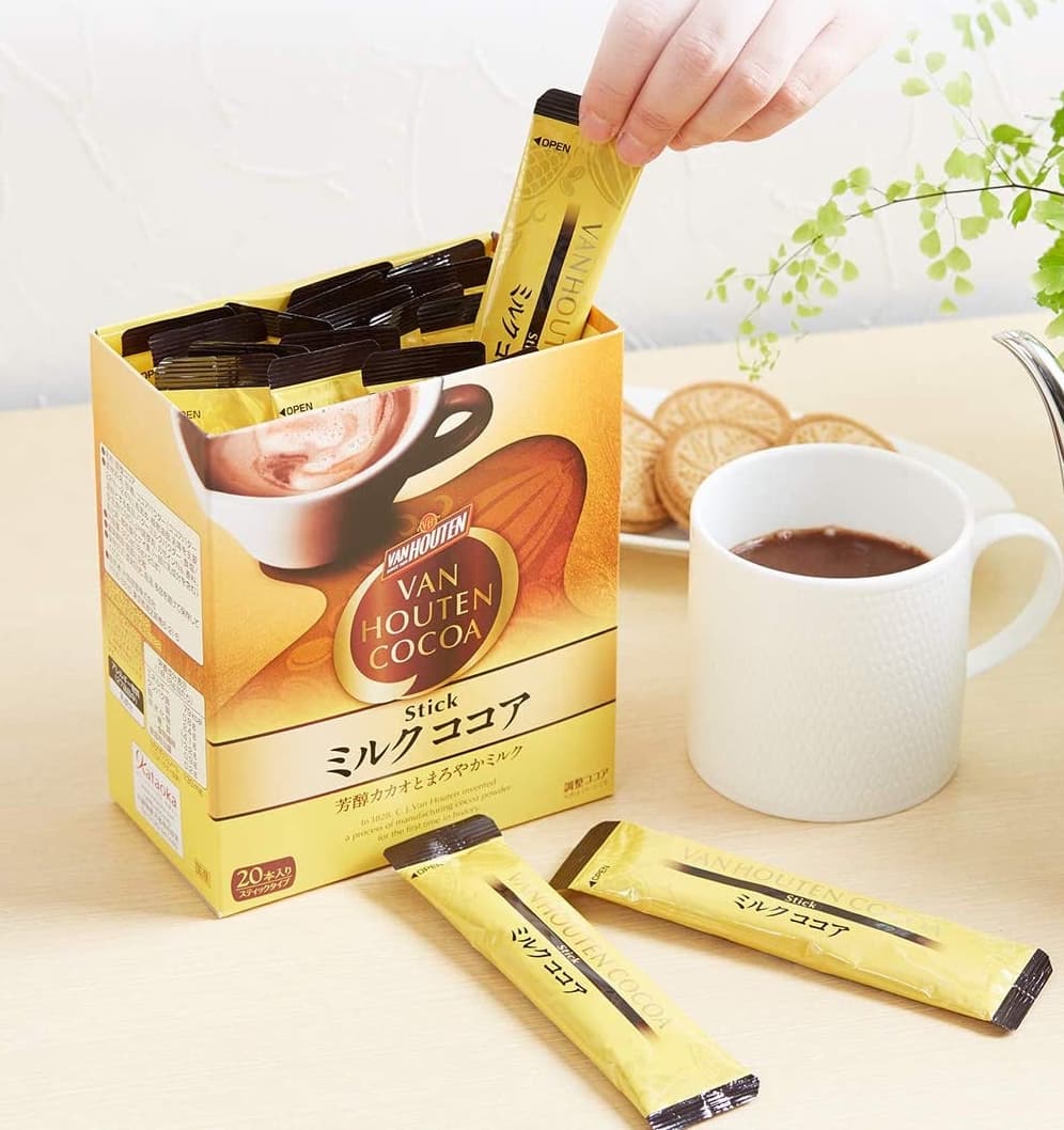 【初日用】心も体も暖まる!ミルクココア(蓋つきカップセット)