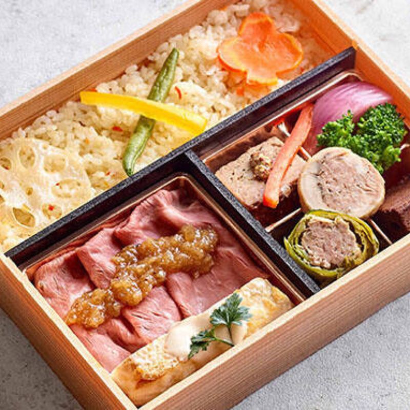 【千秋楽用】麹町フレンチ ローストビーフと白身魚のお弁当